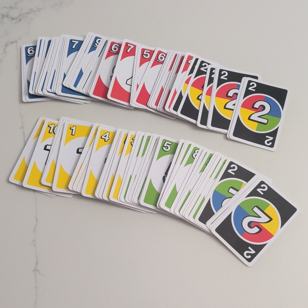 Mattel Uno Dos Second Edition Card Game for 2 to 4 Players Ages 7 Years and Up - Picture 4 of 4